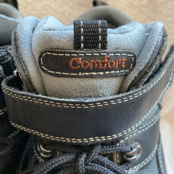 Dr. Comfort Black Leather “Ranger” Therapeutic Hiking Boots Size 11XW main image 7